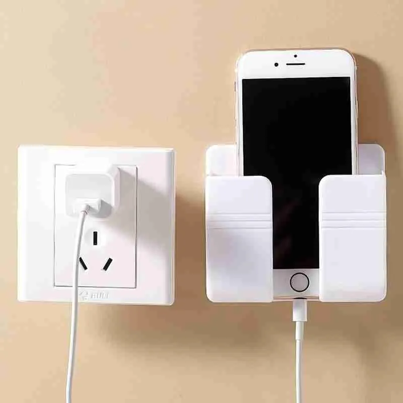 Suporte Multiuso De Parede Para Celular e Controle Remoto - Imagem 3
