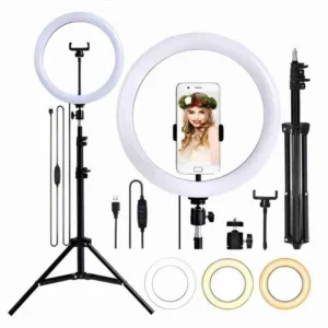 Ring Light 10 Polegadas 26 cm Anel De Led Iluminador Com Tripé