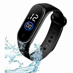 Relógio Esportivo Unissex LED Digital Prova D’Água Preto