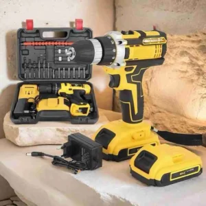 Furadeira Parafusadeira Impacto Com Maleta 2 Baterias 36V