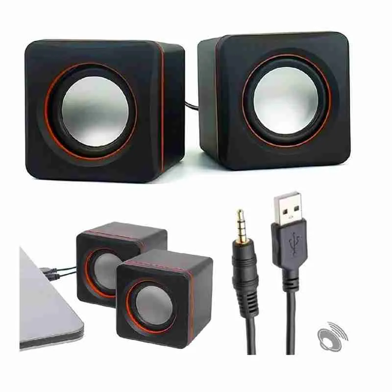 Caixa De Som Computador E Notebook Multimídia - Imagem 2