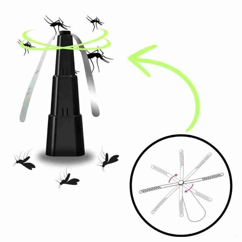 Ventilador Repelente Espanta Moscas E Mosquitos - Imagem 6