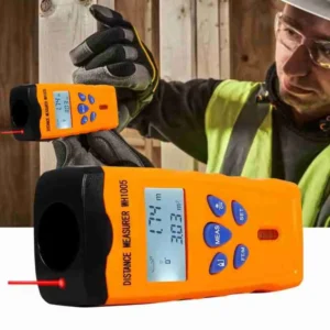 Trena Digital A Laser Com Nível Bolha 18M