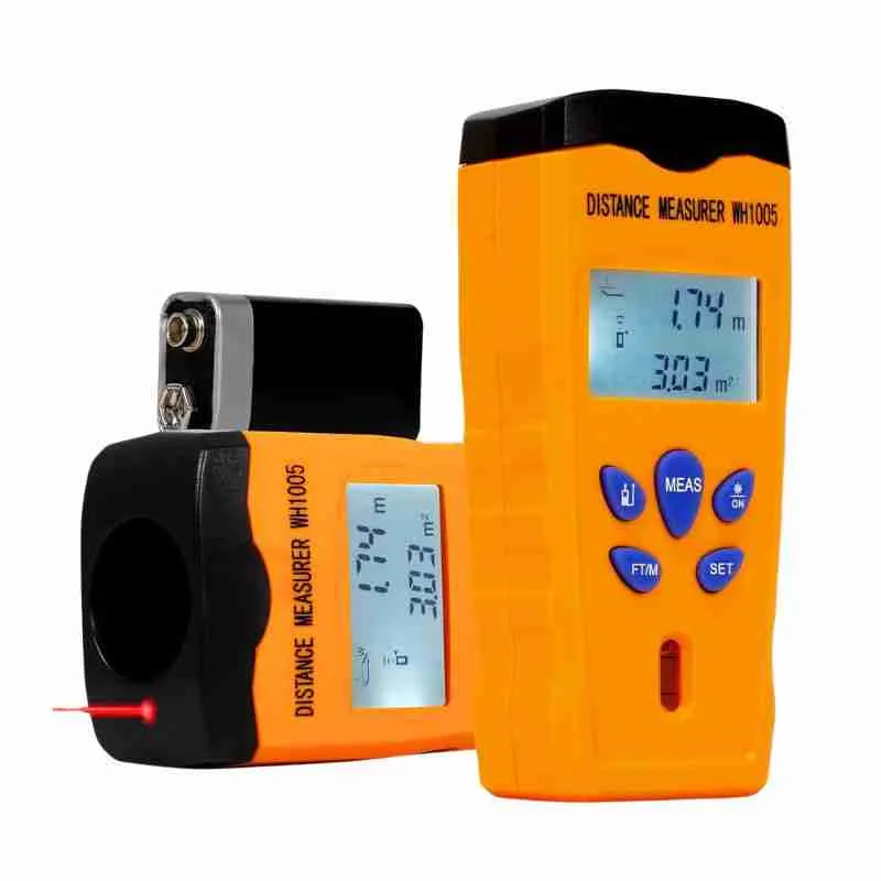 Trena Digital A Laser Com Nível Bolha 18M - Imagem 2