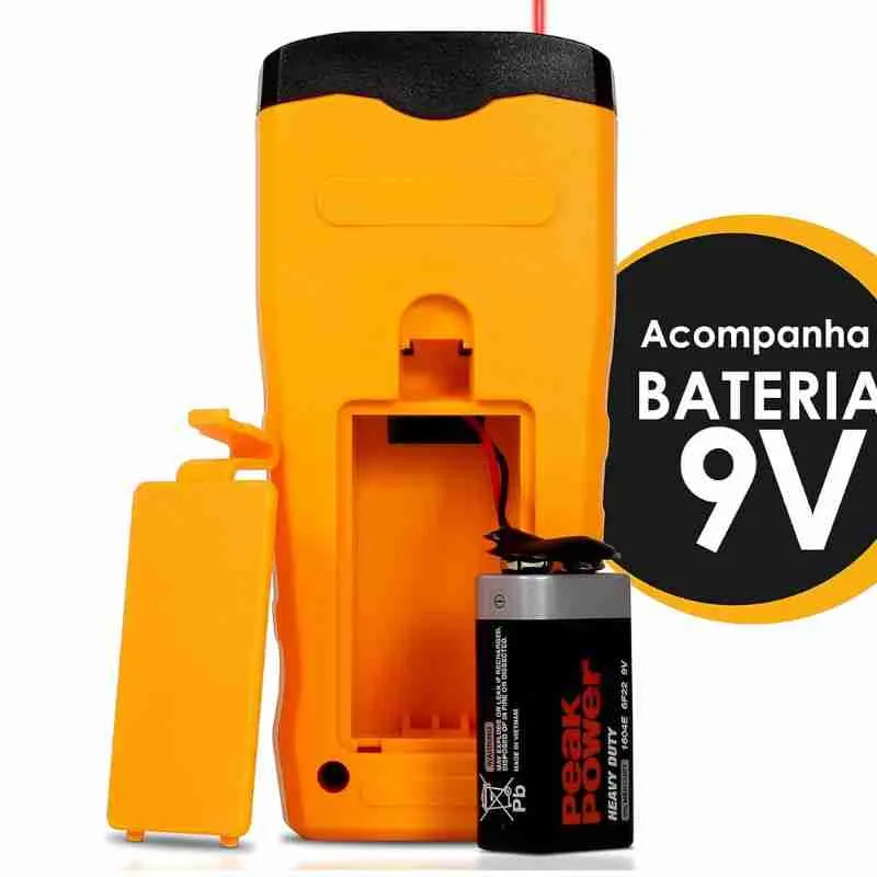 Trena Digital A Laser Com Nível Bolha 18M - Imagem 5