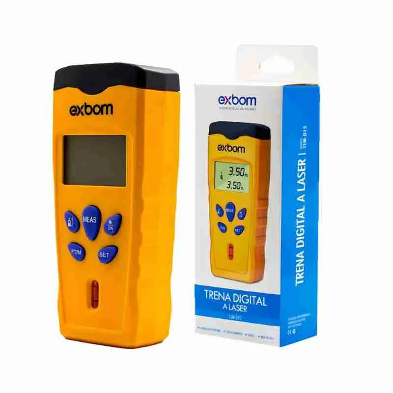 Trena Digital A Laser Com Nível Bolha 18M - Imagem 7