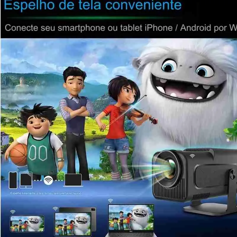 Projetor Full HD Wifi6 4k Android - Imagem 8