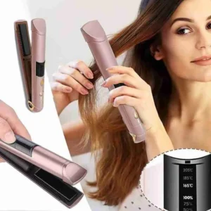 Mini Chapinha Prancha De Bolsa Sem Fio  Portátil USB Recarregável