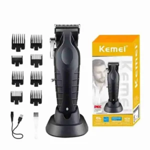 Máquina De Cabelo Profissional Original Sem Fio Recarregável  Kemei 2296