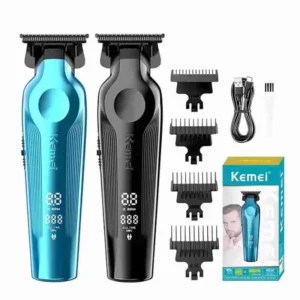Máquina De Cabelo Acabamento Profissional Original Kemei 264