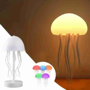 Luminária Água Viva Medusa Luz Colorida
