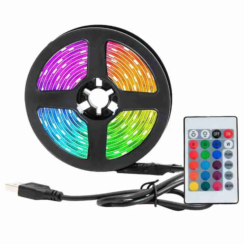 Fita Led RGB Colorida Inteligente Controle Remoto – 7092 – 5 Metros - Imagem 5