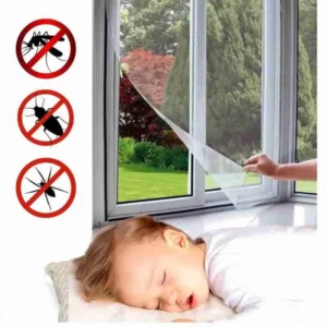 Tela Rede Mosqueteiro Contra Insetos Com Velcro Para Janela