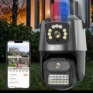 Camera Segurança Externa Lente Dupla 4K