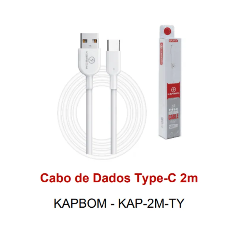 Cabo Carregador USB Tipo C – 2 Metros - Imagem 8