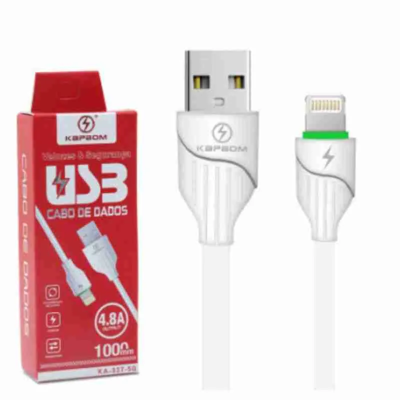 Cabo Carregador Lightning Iphone- KA-327 - Imagem 5