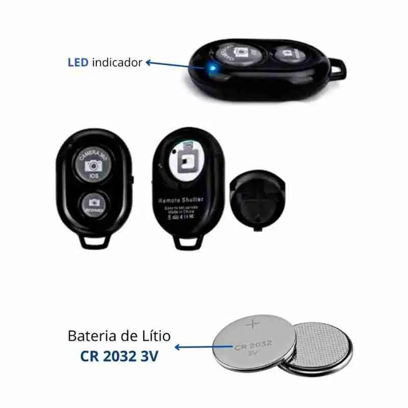 Bastão De Selfie Para Smartphone Android e IOS - Imagem 6