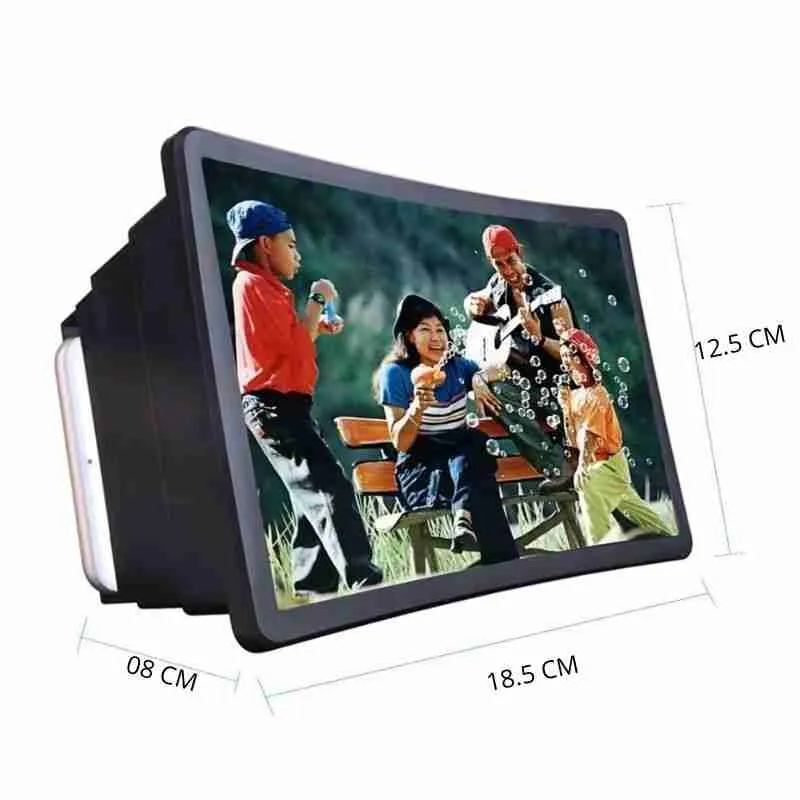 Amplificador De Imagem Tela Do Celular Lupa 3D 8 Polegadas - Imagem 7