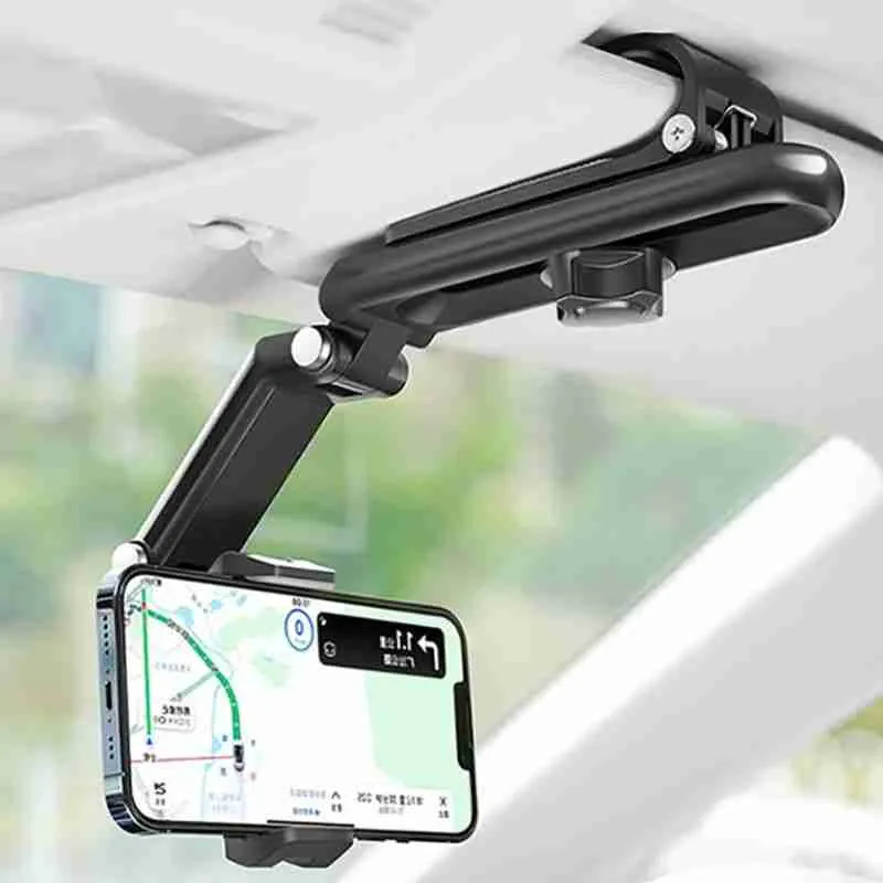 Suporte De Celular Para Quebra Sol Do Carro Rotação 360° - Imagem 2