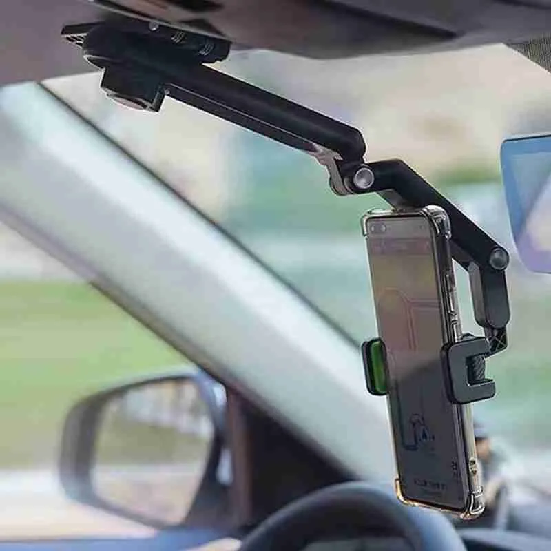 Suporte De Celular Para Quebra Sol Do Carro Rotação 360° - Imagem 3