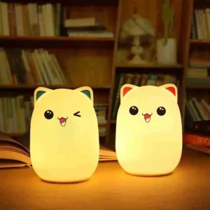 Luminária Silicone Touch Abajur Led Sensor Colorido Recarregavel Bichinhos