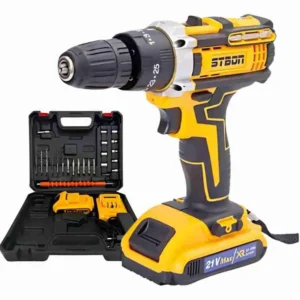 Furadeira Parafusadeira Impacto Com Maleta 2 Baterias 21V