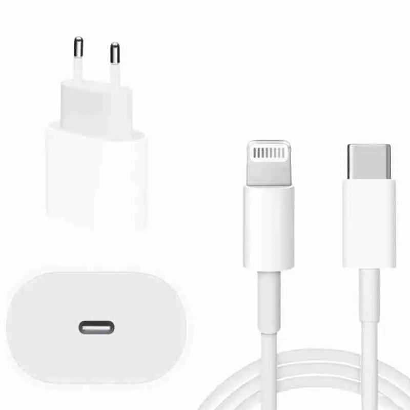 Fonte USB-C + Cabo Carregador IPhone Lightning - Imagem 5