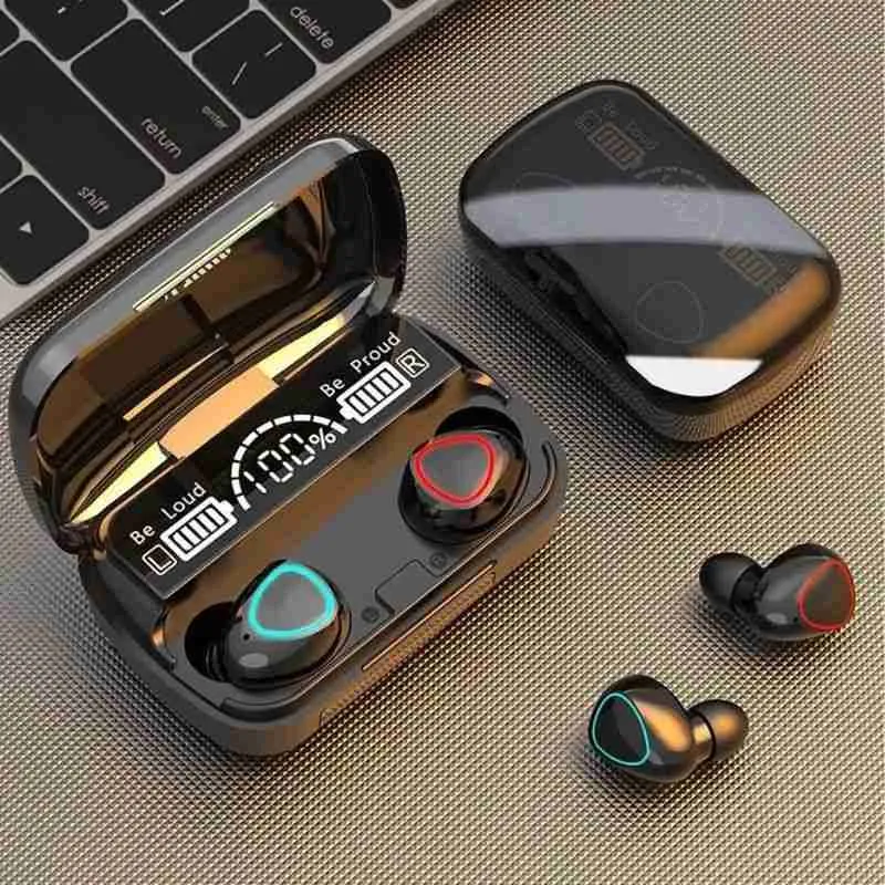 Fone De Ouvido Sem Fio Bluetooth M10 Touch Display LED - Imagem 2