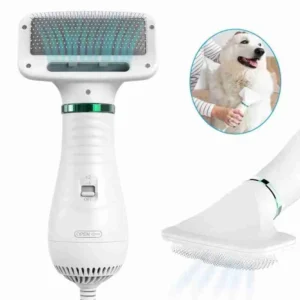 Escova Secadora Pet Portatil Profissional 2 Em 1 Banho E Tosa Cachorro e Gato