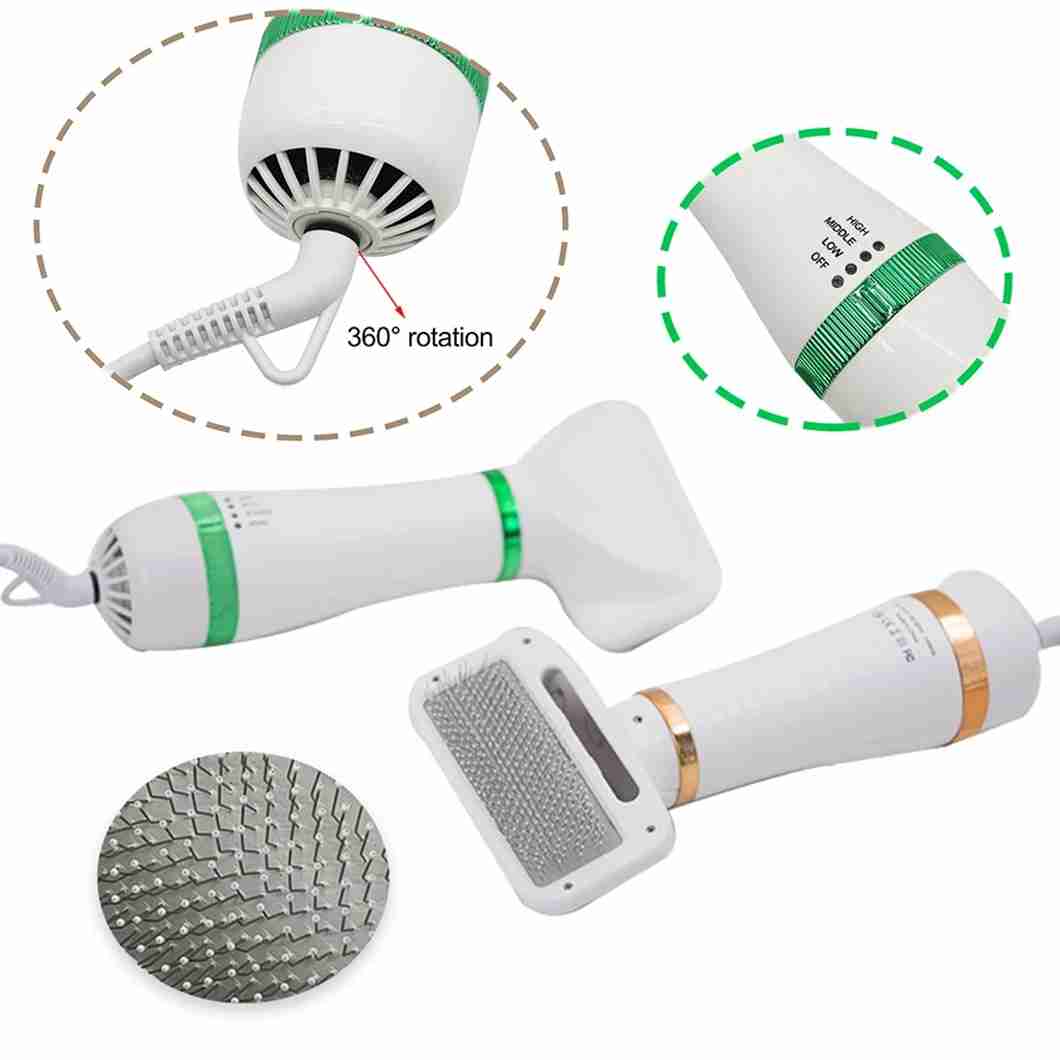 Escova Secadora Pet Portatil Profissional 2 Em 1 Banho E Tosa Cachorro e Gato - Imagem 6