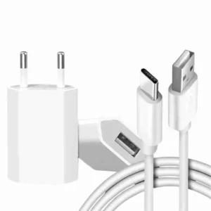 Carregador USB + Cabo Tipo C 10W