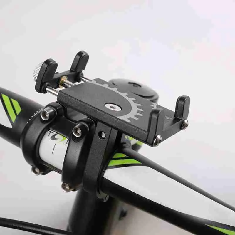 Suporte De Alumínio Universal Para Celular Bike E Moto - Imagem 4