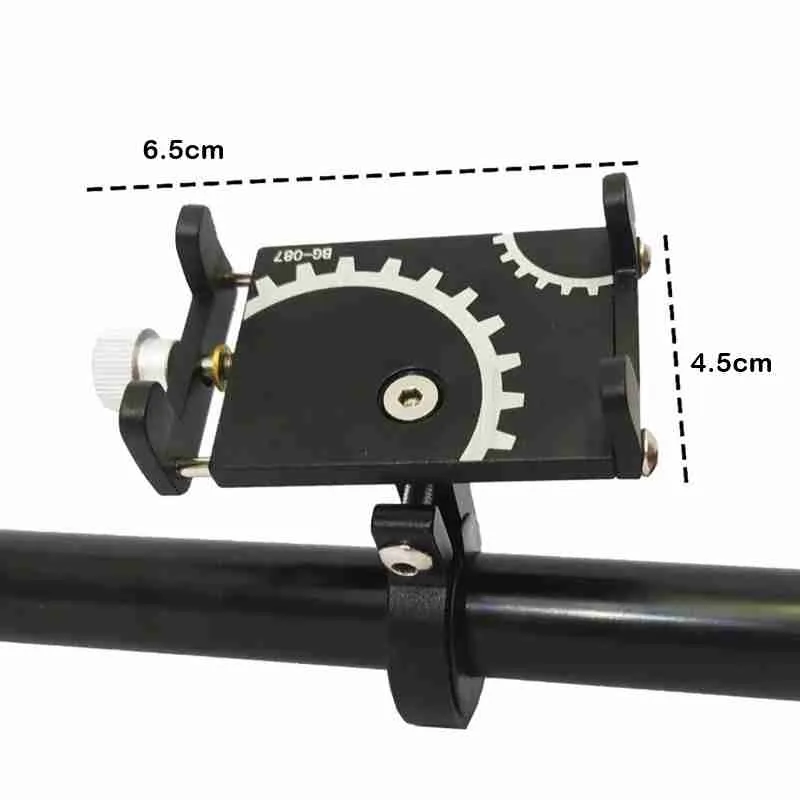 Suporte De Alumínio Universal Para Celular Bike E Moto - Imagem 7