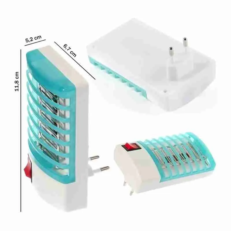 Repelente Tomada Espanta Insetos Mosquito Abajour Eletrônico - Imagem 9