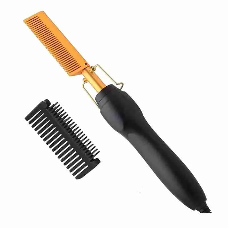 Pente Quente Elétrico Alisador Modelador De Cabelo - Imagem 5