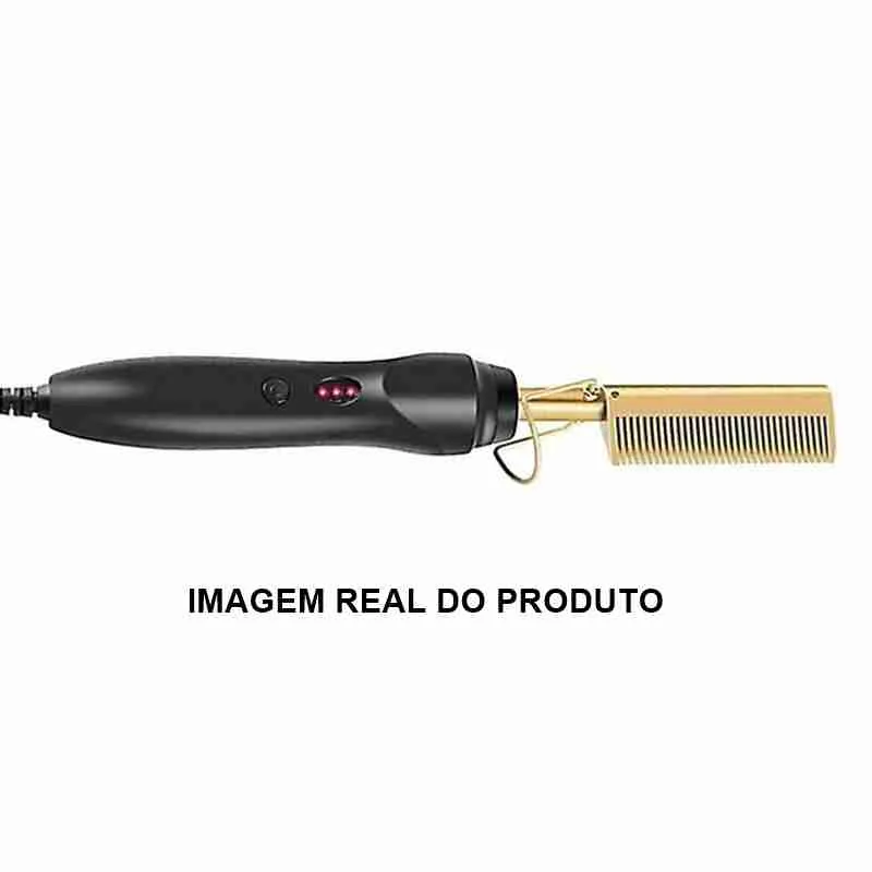 Pente Quente Elétrico Alisador Modelador De Cabelo - Imagem 6