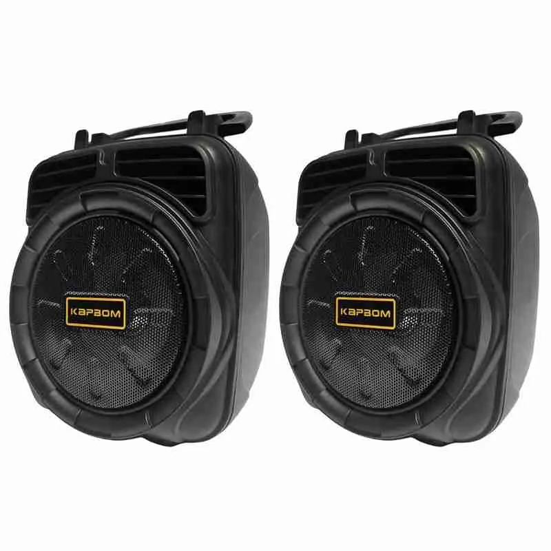 Mini Caixa De Som Bluetooth Com Radio FM E Led - Imagem 3