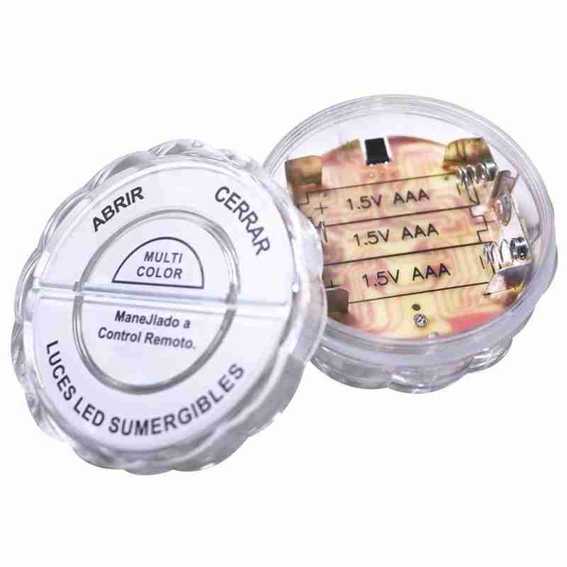 Luz Led Piscina Decorativa Colorido RGB Com Controle Remoto - Imagem 6