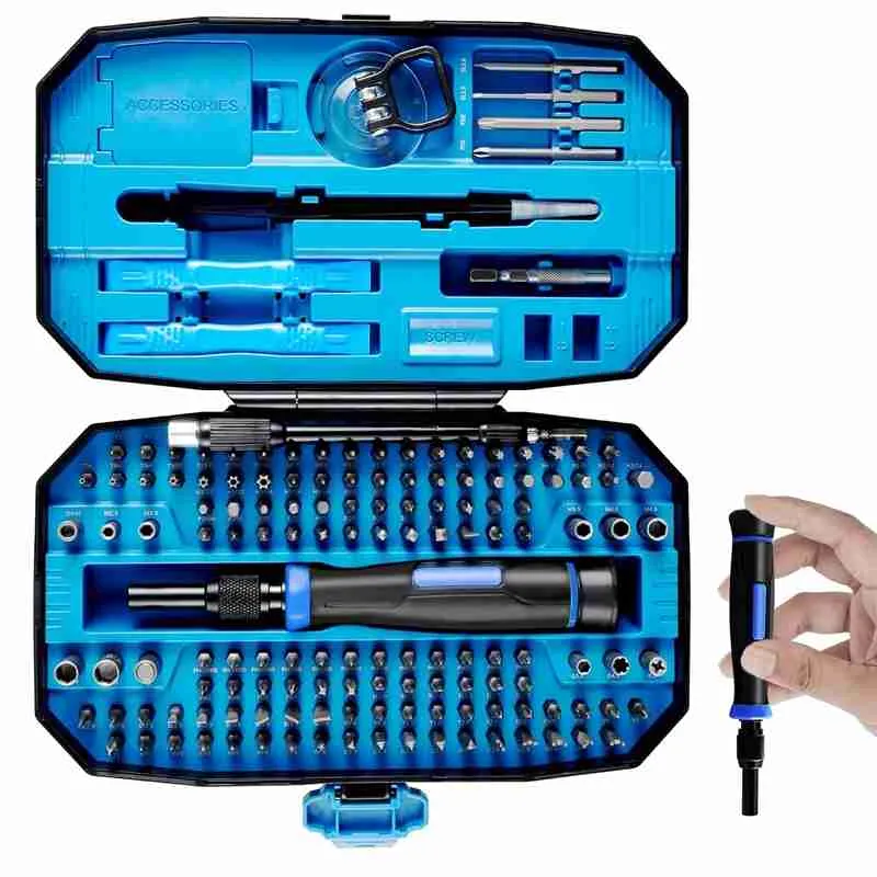 Kit Chaves De Fenda+ Bits Multifuncional 152 Peças