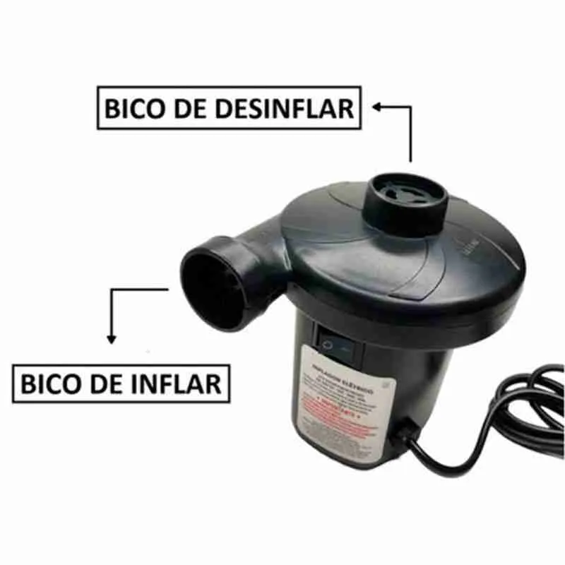 Inflador Elétrico Bomba De AR - Imagem 6