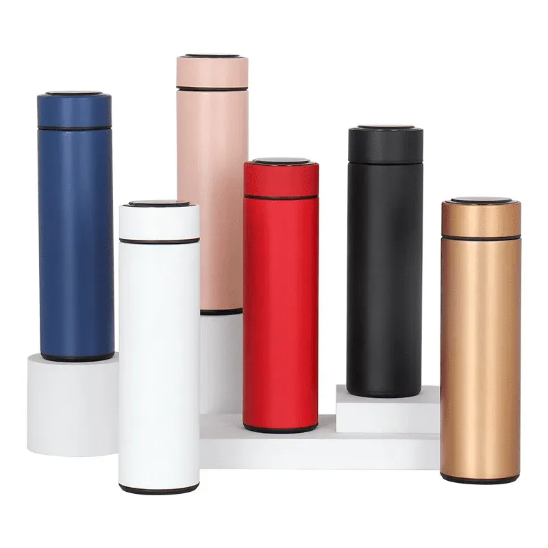 Garrafa Térmica em Aço Inox com Termômetro Digital Led – 500ml - Imagem 2