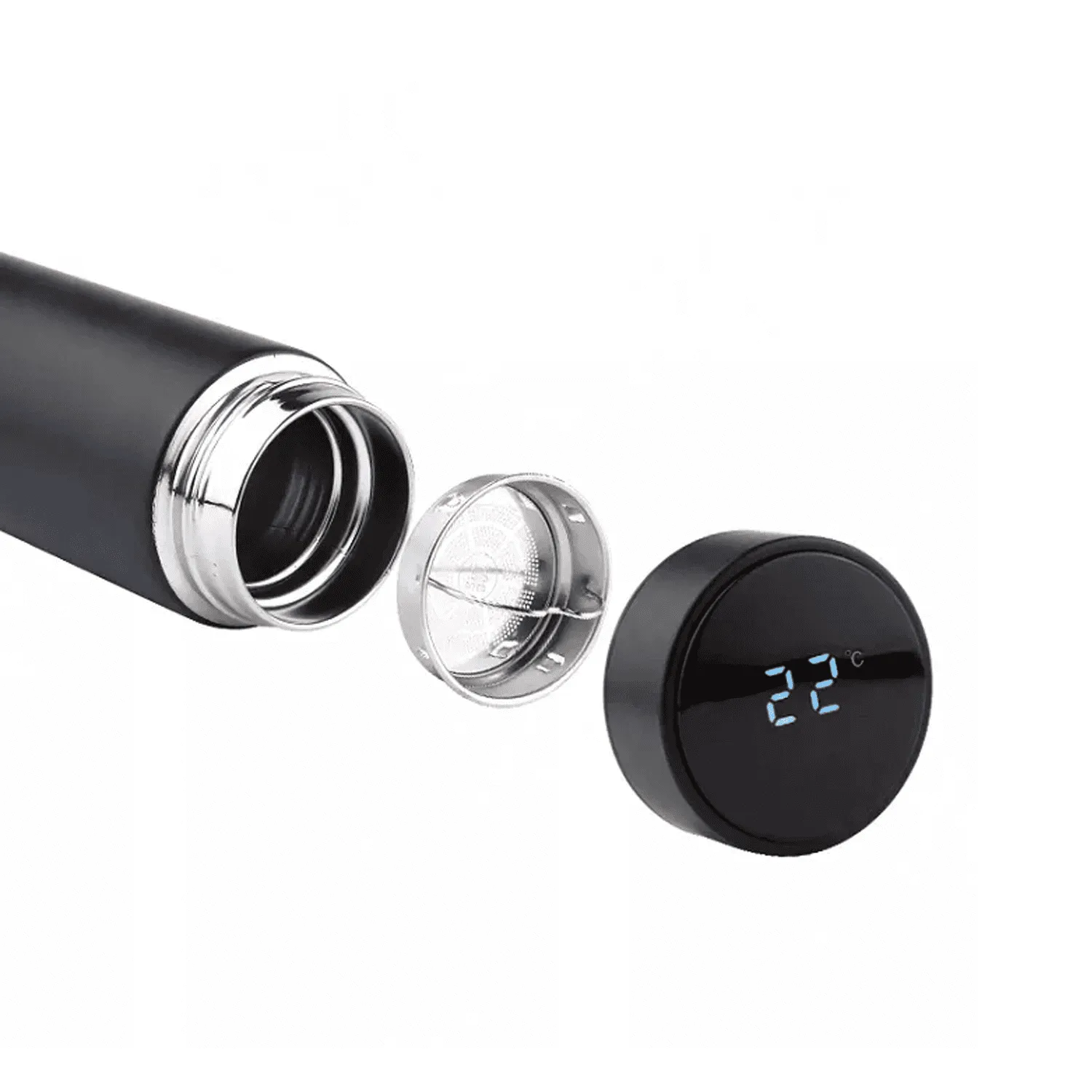 Garrafa Térmica em Aço Inox com Termômetro Digital Led – 500ml - Imagem 5