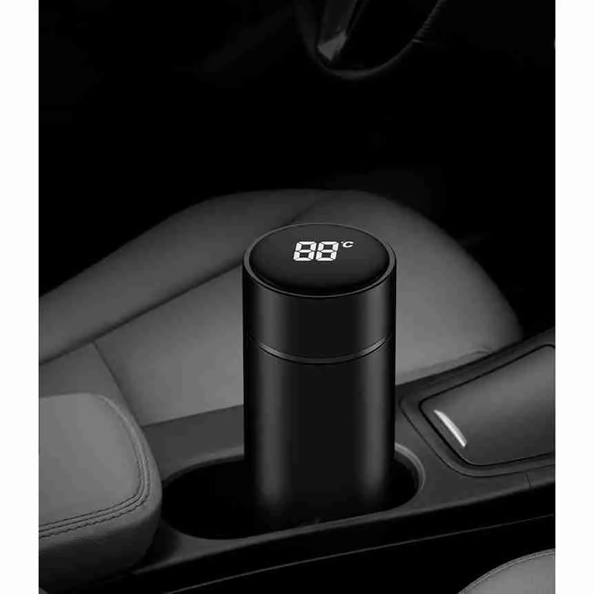 Garrafa Térmica em Aço Inox com Termômetro Digital Led – 500ml - Imagem 6