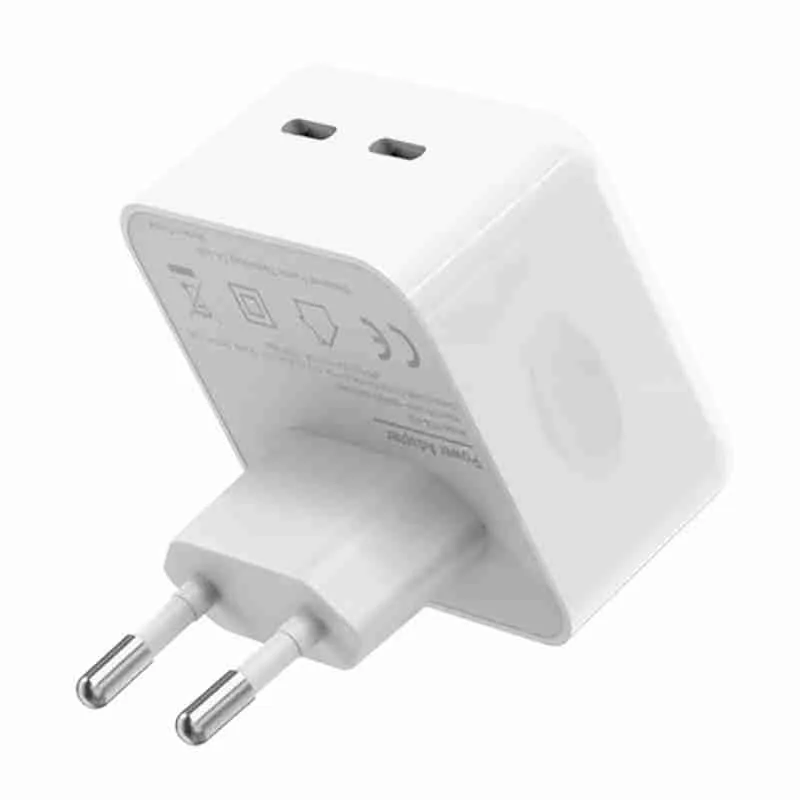 Fonte Tomada Carregadora C+C 40W Para IPhone 11/12/13/14/Tipo C – Duplo USB C - Imagem 3
