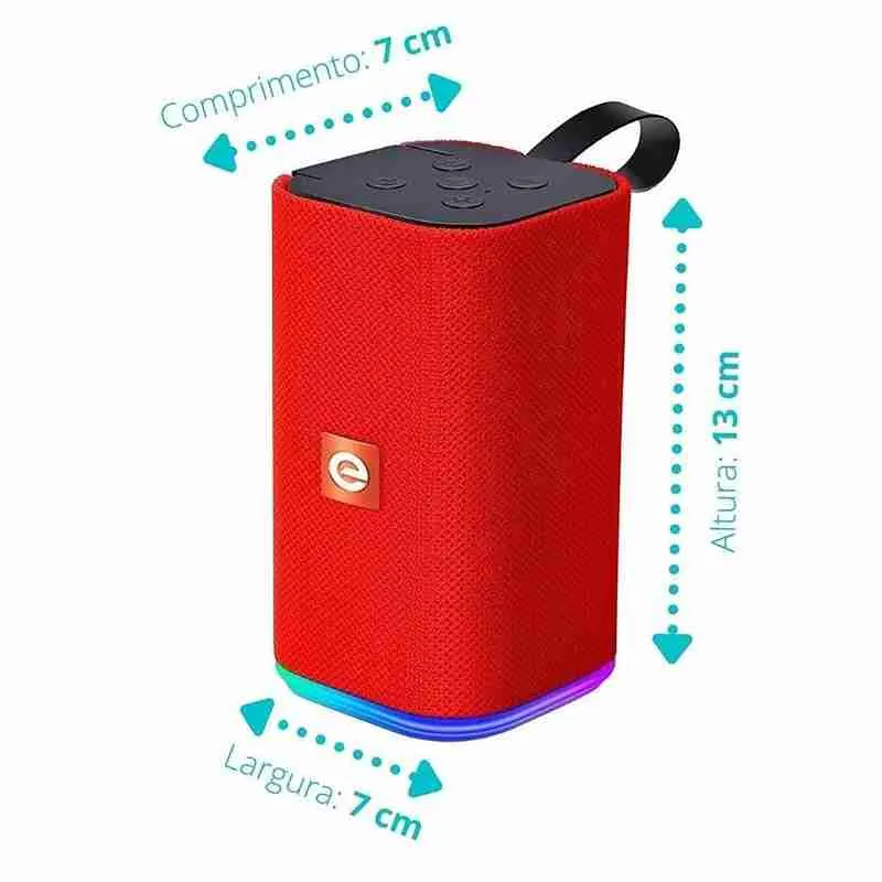 Caixa De Som Bluetooth Multimídia LED RGB Cs-m31btl - Imagem 9