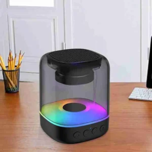 Caixa De Som Bluetooth 5.0 Cristal RGB CS-Q25BT