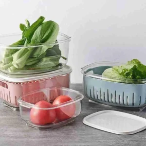 Pote Escorredor Multiuso Com Tampa