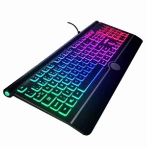 Teclado Gamer HAIZ HZ-580 Teclas Baixas e Silenciosas – USB – Preto – ABNT2