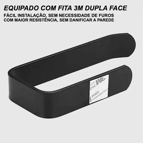 Porta Papel Higiênico Elegante com Adesivo - Imagem 3