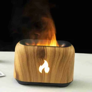 Difusor Umidificador Aromatizador Simulador de Chamas Lareira LED